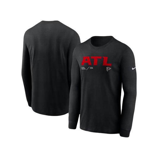 Atlanta Falcons ‘Foundation Fan’ NFL Nike Dri-Fit Longsleeve T-Shirt