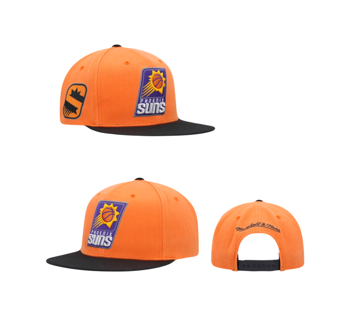Phoenix Suns NBA 2023/24 Mitchell & Ness New Era Statement Snapback - Orange