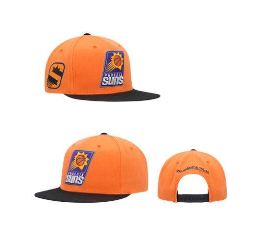 Phoenix Suns NBA 2023/24 Mitchell & Ness New Era Statement Snapback - Orange