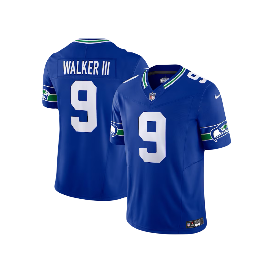 Seattle Seahawks Kenneth Walker III NFL F.U.S.E Vapor Limited Retro Throwback Jersey