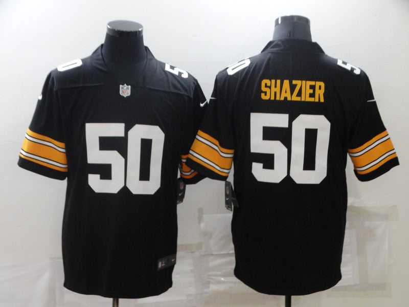 Ryan Shazier Pittsburgh Steelers Nike Vapor F.U.S.E Style NFL Throwback Classic ‘Block Numbers’ Jersey