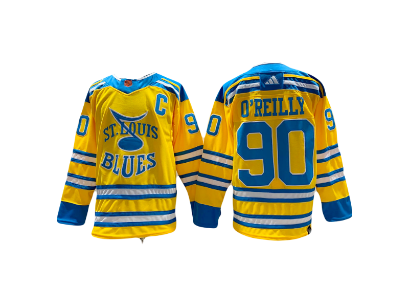 St Louis Blues Ryan O’Reilly Adidas NHL Breakaway Player Reverse Retro Jersey