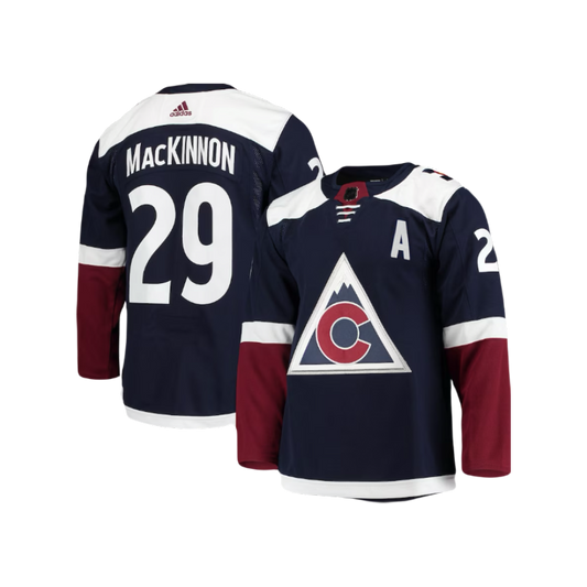 Colorado Avalanche Nathan MacKinnon NHL Official Adidas Alternate Premier Player Jersey