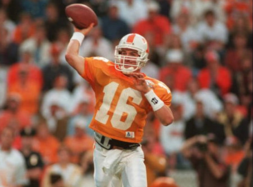 Peyton Manning Tennessee Volunteers 1997 Mitchell & Ness NCAA College Football Jersey