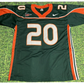 Miami Hurricanes Ed Reed 2001 Nike NCAA Campus Legends College Football Iconic Green Jersey