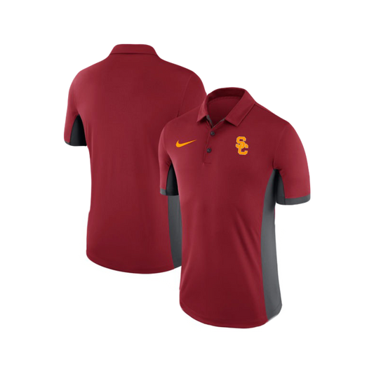 USC Trojans Red NCAA Nike Athletic Polo Golf Shirt