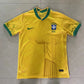 Brazil National Soccer Team ‘Christ the Redeemer’ New Nike Authentic Fan Version Home Jersey - (Custom) Yellow