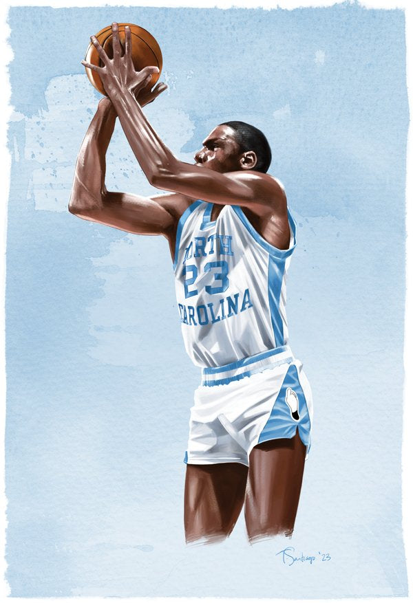 Michael Jordan NCAA North Carolina Tar Heels 1983/84 Mitchell & Ness Campus Legend College Basketball Jersey