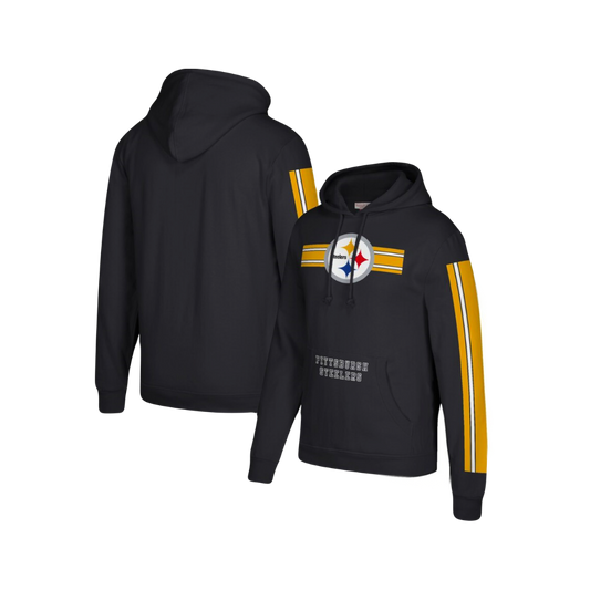 Pittsburgh Steelers Team Sleeves NFL Nike Therma Performance Pullover Hoodie - Black