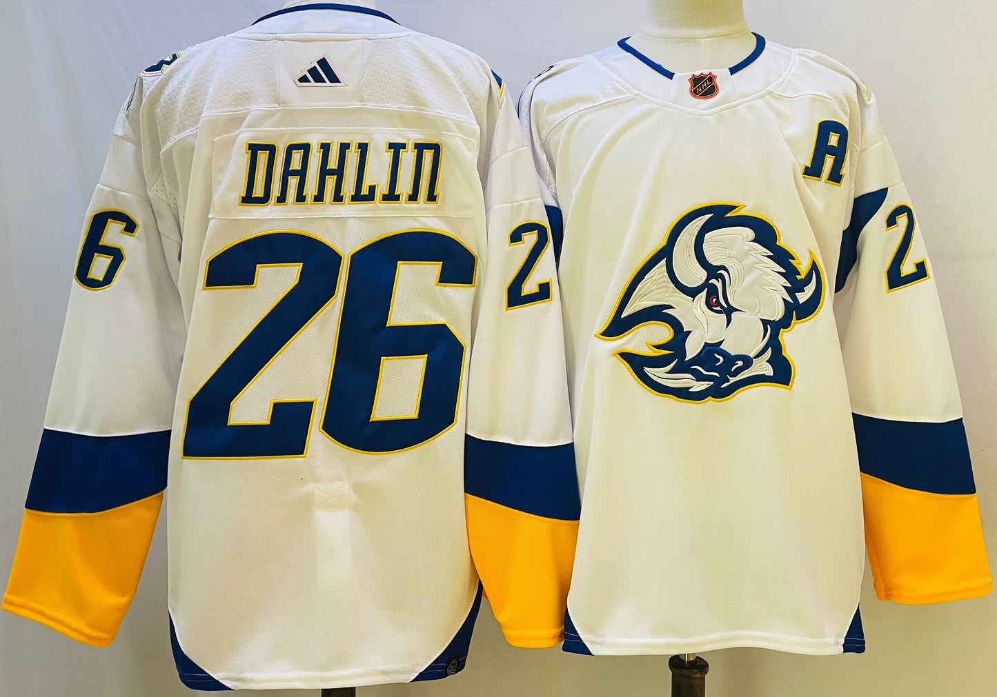 Buffalo Sabres Rasmus Dahlin 2023/24 Adidas NHL Reverse Retro 2.0 Premier Player Jersey