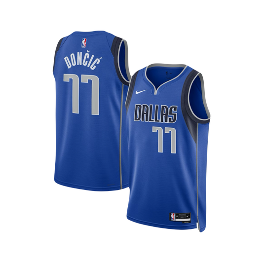 Luka Dončić Dallas Mavericks Nike Icon Edition NBA Swingman Jersey - Blue