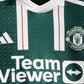 Manchester United 2023/24 Season Away Authentic Adidas On-Field Player Version Soccer Jersey - Green (CUSTOM)