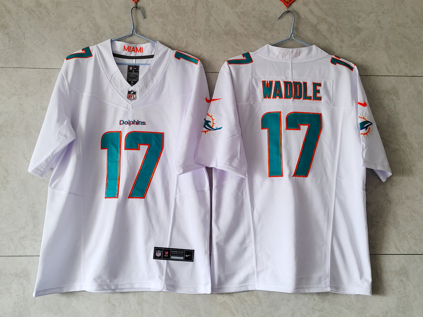 Jaylen Waddle Miami Dolphins NFL F.U.S.E Style Nike Vapor Limited Player Home Jersey - White