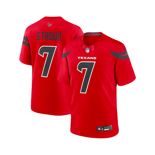 CJ Stroud Houston Texans 2024/25 New NFL F.U.S.E Style Nike Vapor Limited Alternate Jersey - Red