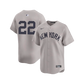 New York Yankees Juan Soto MLB 2024/25 Official Nike Road Jersey - Gray