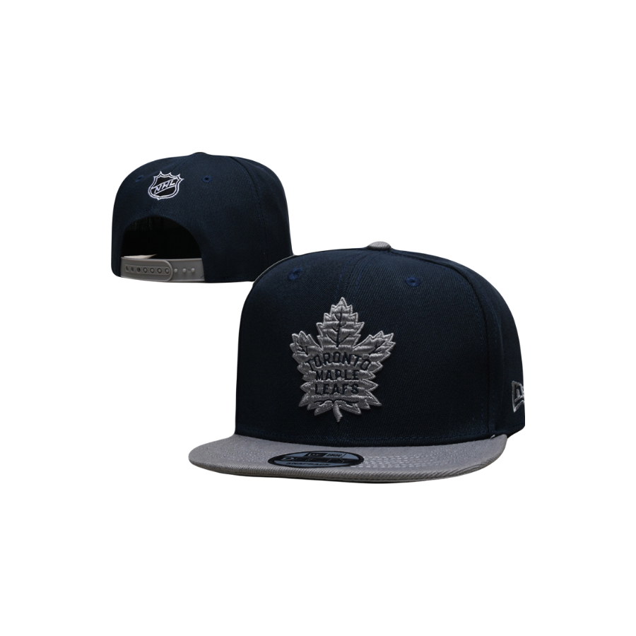 Toronto Maple Leafs NHL New Era Snapback Hat- Navy Grey