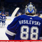 Tampa Bay Lightning Andrei Vasilevskiy NHL Adidas Home Blue Breakaway Player Jersey