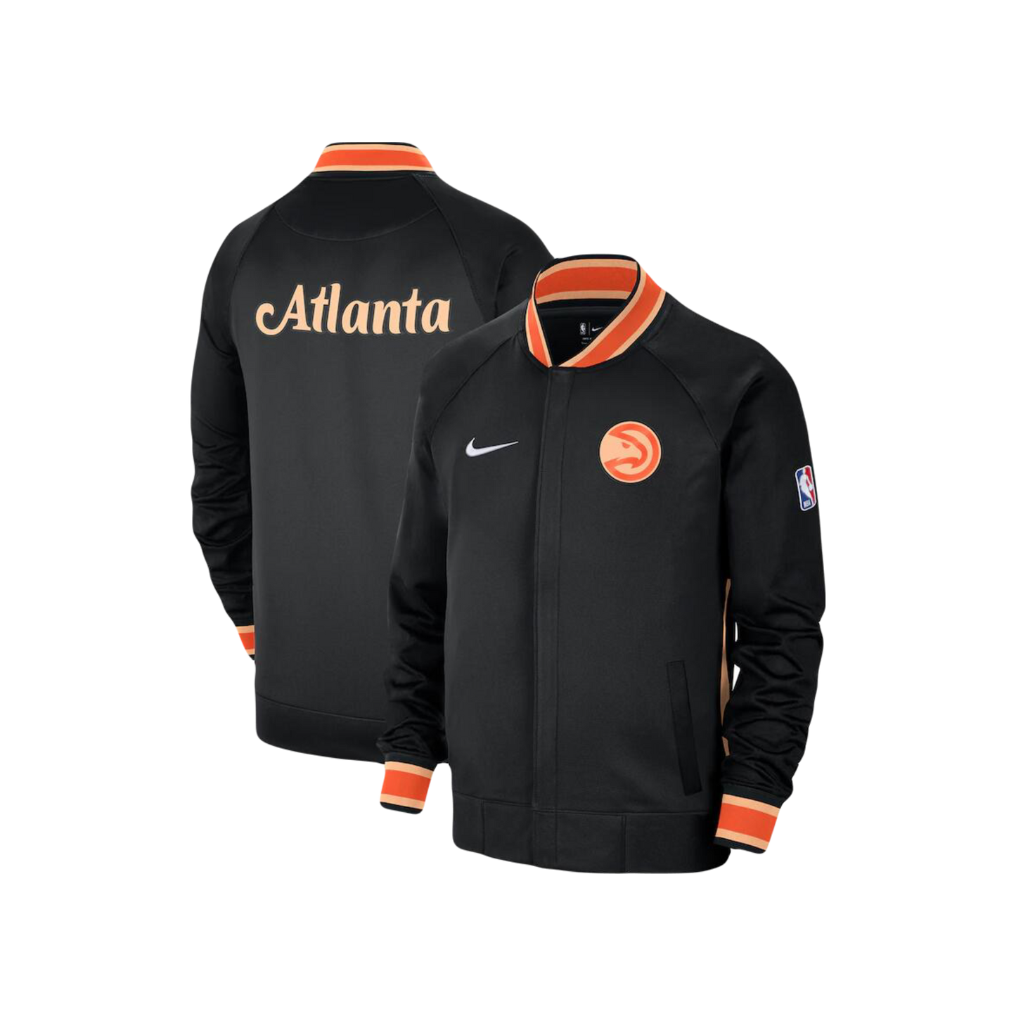 Atlanta Hawks Nike 2022/23 NBA City Edition Showtime Thermaflex Full-Zip Bomber Jacket