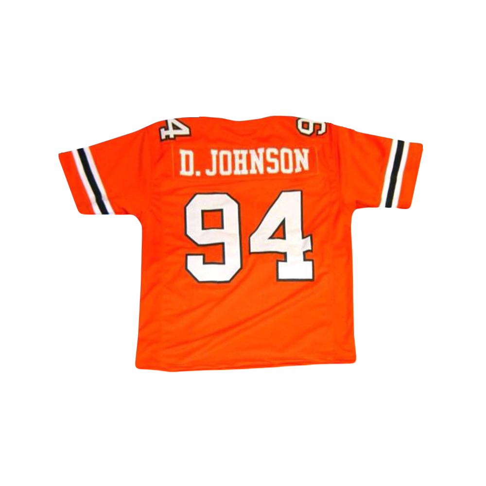 Dwayne ‘The Rock’ Johnson 1994 Miami Hurricanes NCAA Campus Legends College Football Jersey- Orange