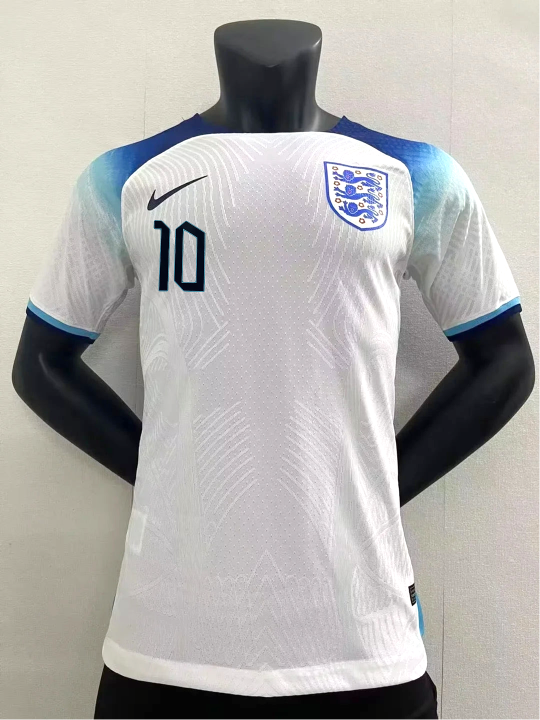 Raheem Sterling England National Team 2022/23 Nike On-Field Player Version Authentic Home Soccer Jersey - White