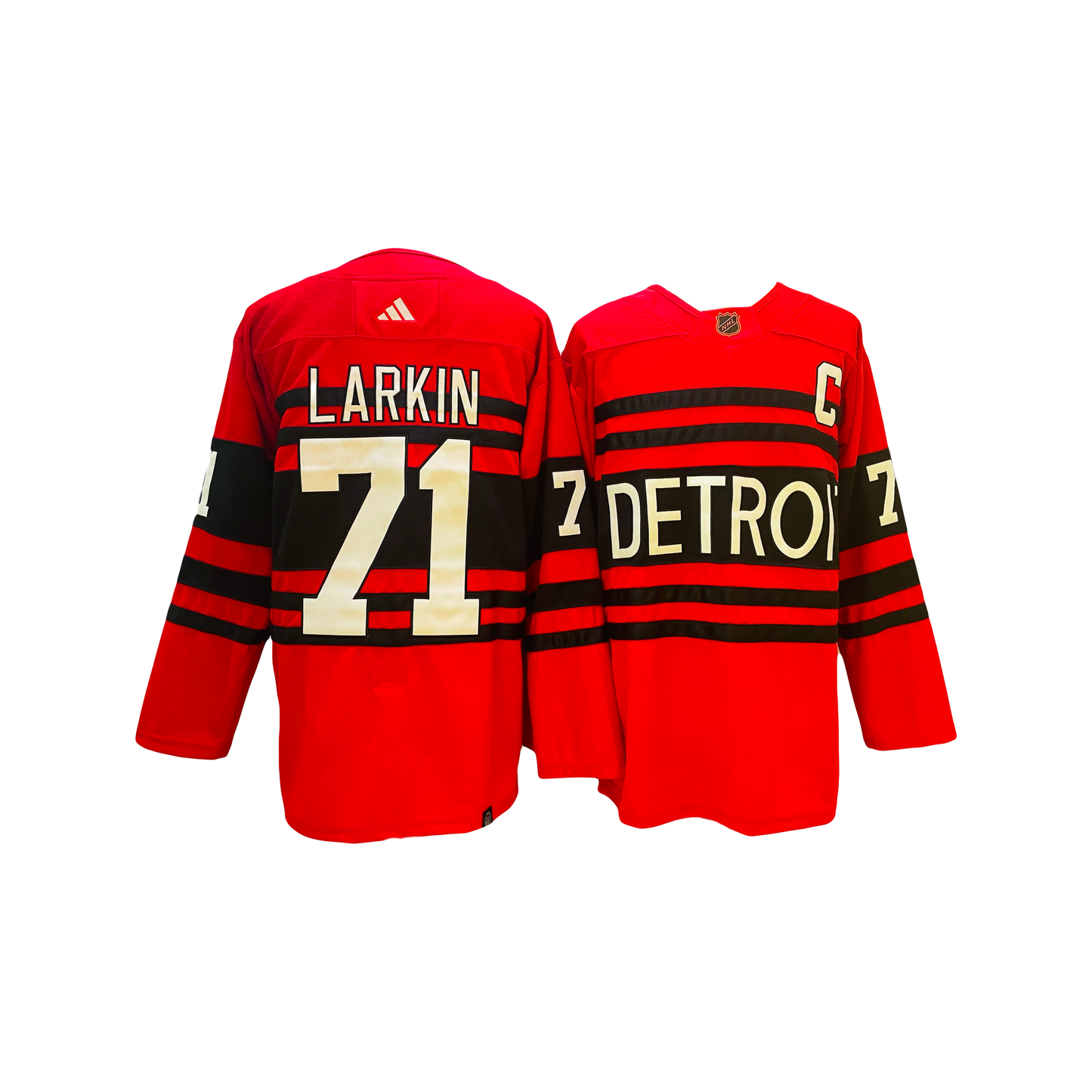 Detroit Red Wings Dylan Larkin Adidas NHL 2024 Breakaway Reverse Retro Jersey