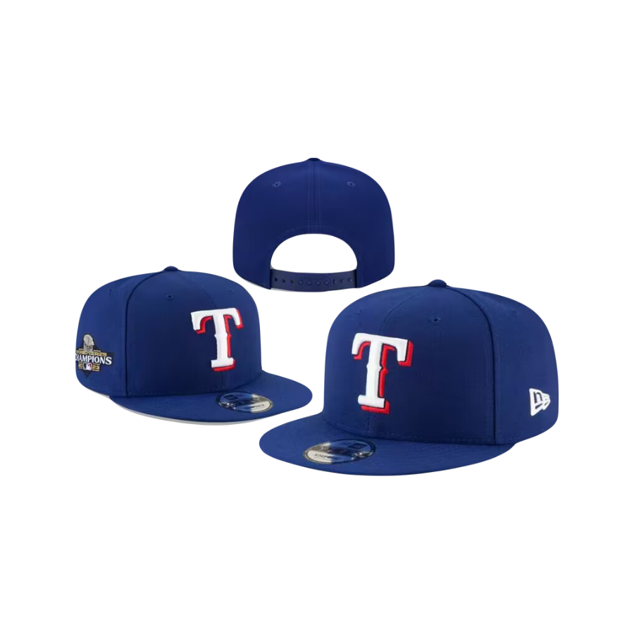Texas Rangers New Era Icon 2022/2023 MLB World Series Champions Baseball Snapback