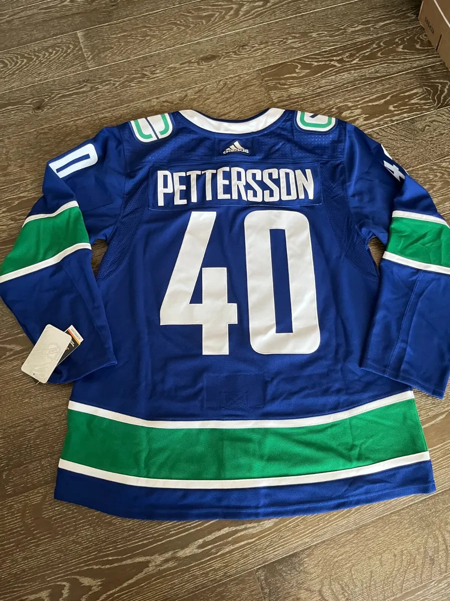 Vancouver Canucks Elias Pettersson Adidas 2024 NHL Breakaway Home Player Jersey