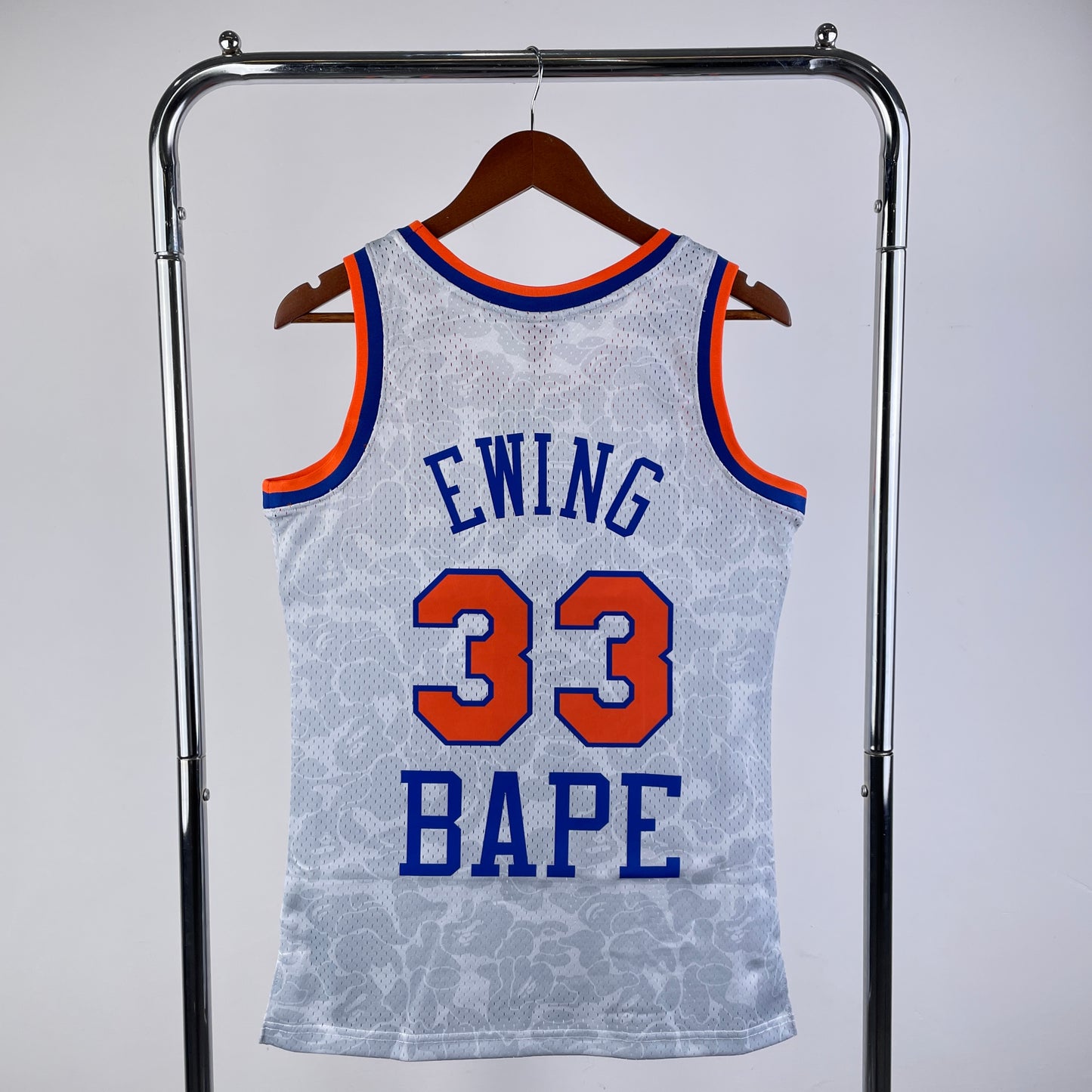 ‘A Bathing Ape’ X Patrick Ewing New York Knicks Mitchell & Ness NBA Hardwood Classic Jersey