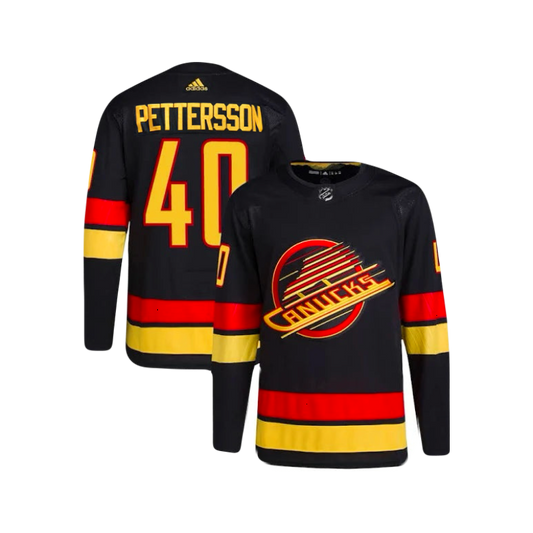 Vancouver Canucks Elias Pettersson Adidas NHL VTG 90’s Retro Breakaway Player Jersey