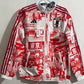 Japan National Team Soccer Adidas Revers-able Windbreaker Jacket - White & Red