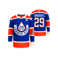 Edmonton Oilers Leon Draisaitl Adidas 2023 NHL Winter Classic Heritage Jersey - Blue