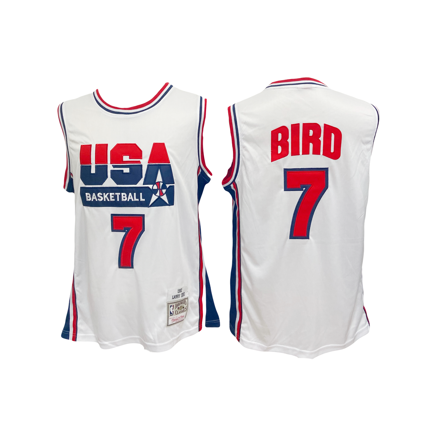 Larry Bird Team USA 1992 Iconic ‘Dream Team’ Mitchell and Ness Swingman Jersey