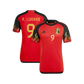 Romelu Lukaku Belgium National Team 2022 World Cup Home Adidas Authentic Player Version Jersey - Red