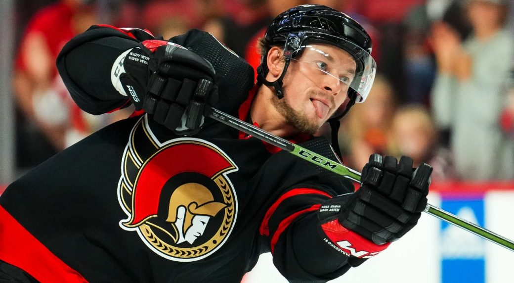 Ottawa Senators 2023/24 Vladimir Tarasenko Adidas NHL Breakaway Black Home Jersey