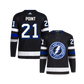 Tampa Bay Lightning Braydon Point 2024 NHL Adidas Alternate Black Breakaway Jersey