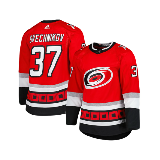 Carolina Hurricanes Andrei Svechnikov Adidas Alternate Red NHL Breakaway Player Jersey