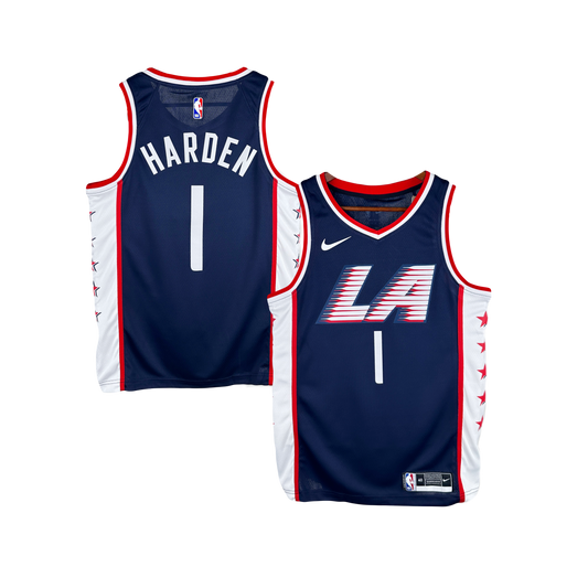 James Harden Los Angeles Clippers 2024/25 Official Nike City Edition NBA Swingman Jersey - Navy