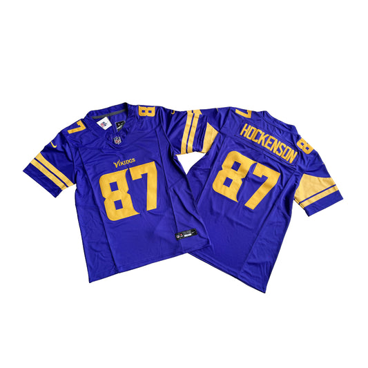T.J Hockenson Minnesota Vikings Nike Vapor F.U.S.E. Limited Jersey - Color Rush