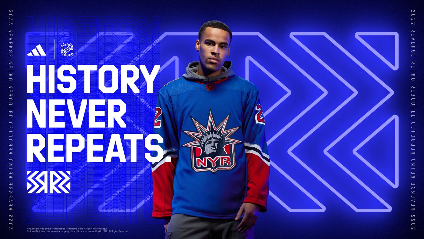 New York Rangers Artemi Panarin Adidas NHL Reverse Retro Premier Player Jersey - Blue