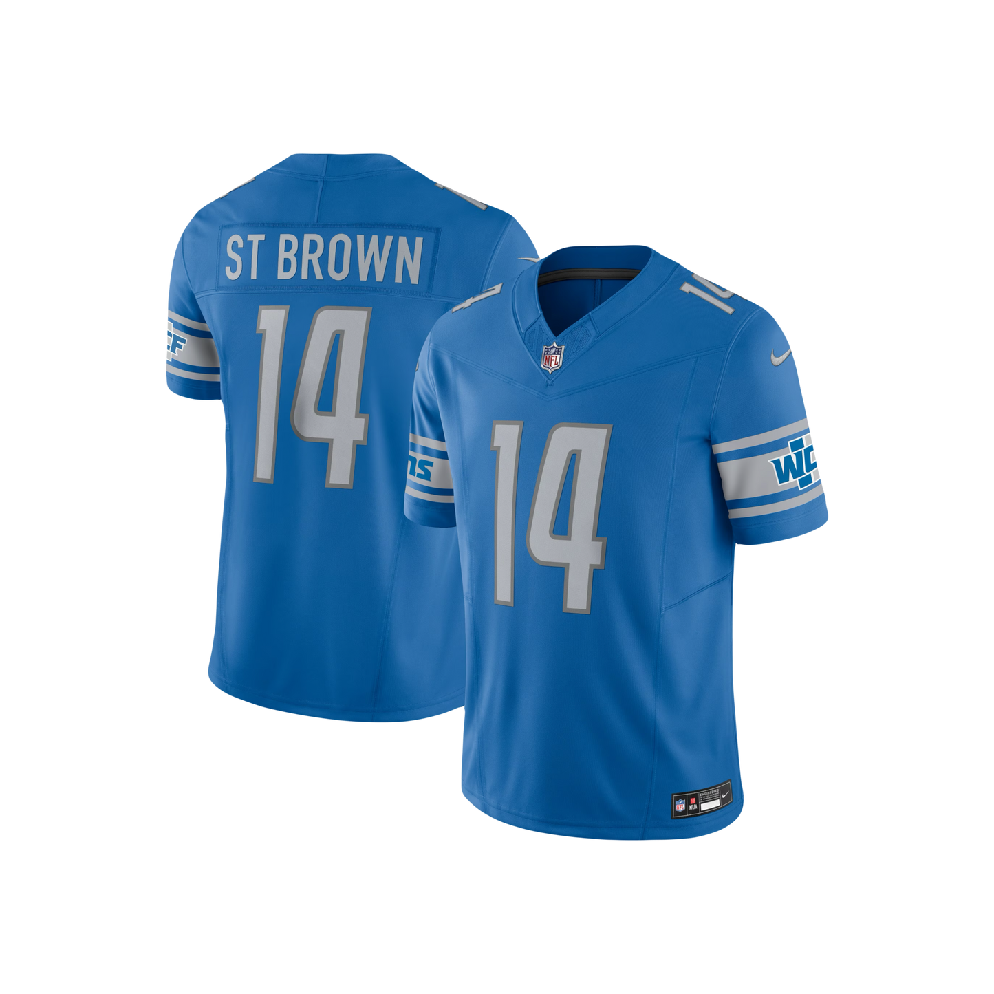 Amon-Ra St. Brown Detroit Lions Vapor F.U.S.E. NFL Limited Blue Home Jersey