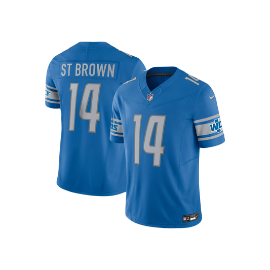 Amon-Ra St. Brown Detroit Lions NFL Vapor F.U.S.E. Limited Home Jersey - Blue