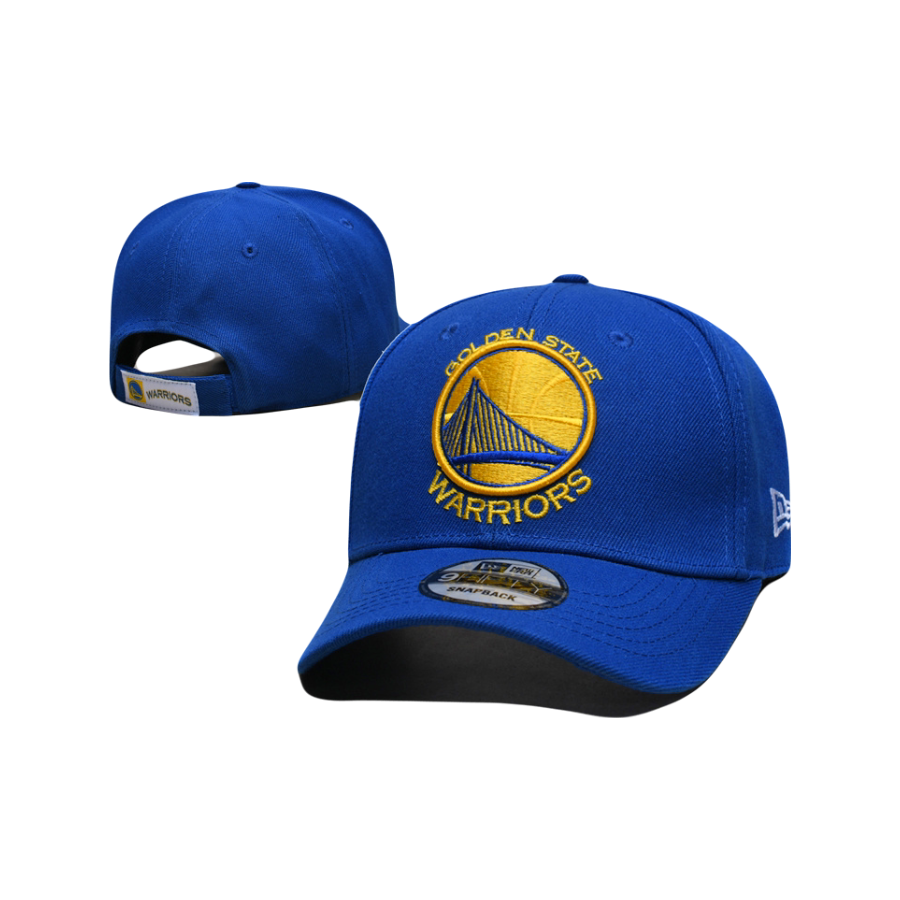 Golden State Warriors NBA New Era Icon Blue Adjustable Cap Hat
