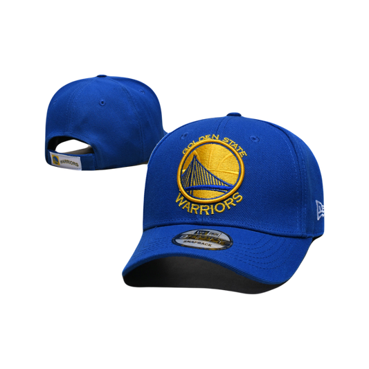 Golden State Warriors NBA New Era Icon Blue Adjustable Cap Hat