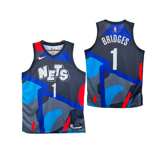 Brooklyn Nets Mikal Bridges Nike City Edition NBA Swingman Jersey
