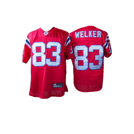 New England Patriots Wes Welker Reebox Classic NFL Retro Red Legends Jersey