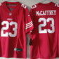San Francisco 49ers Christian McCaffrey NFL Nike F.U.S.E Vapor Limited Home Jersey - Red