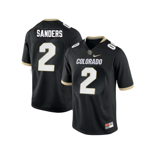 Shedeur Sanders Colorado Buffaloes Nike Home NCAA College Football Player Jersey - Black