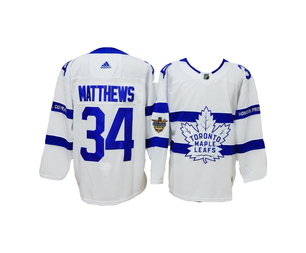 Toronto Maple Leafs Auston Matthews Adidas White Winter Classic Jersey Adidas NHL Pro Jersey