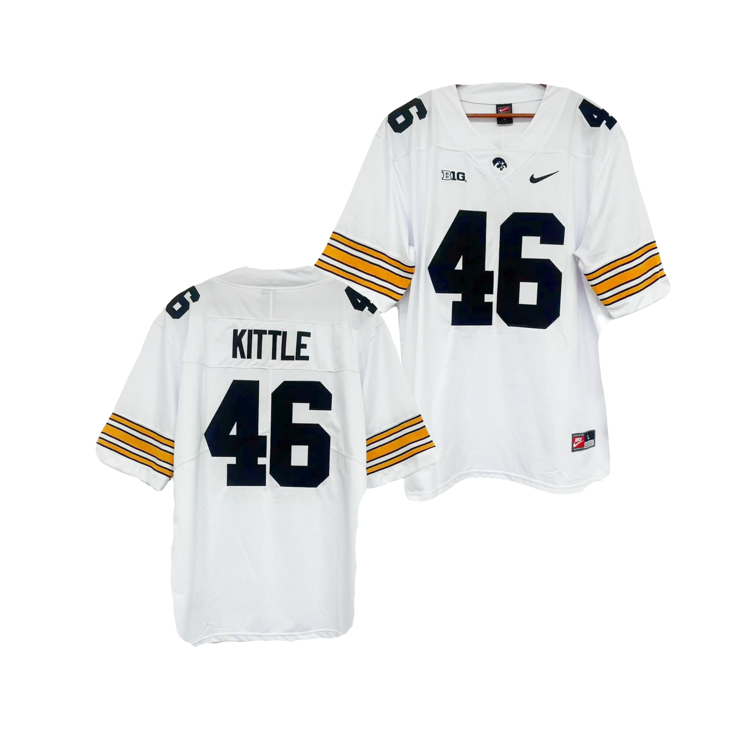 George Kittle Iowa Hawkeyes NCAA Campus Legend College Football Away Jersey