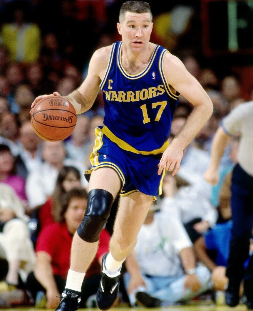 Golden State Warriors Chris Mullin NBA Mitchell & Ness 1993-1994 Hardwood Classic Iconic Jersey